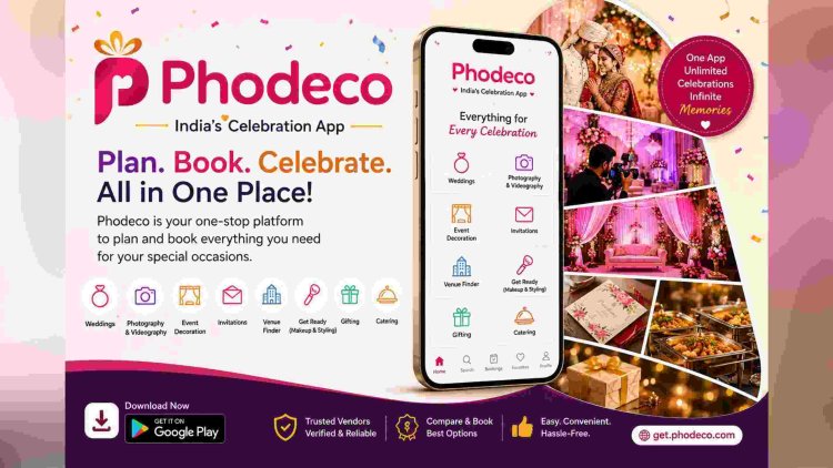 Phodeco Launches as India's First All-in-One Celebration App, Making Event Planning Simple, Trusted, and Joyful